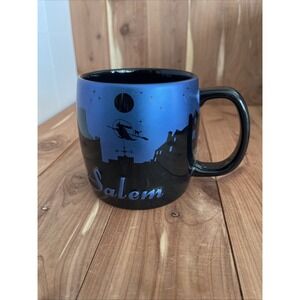 SALEM Night Sky Silhouette Mug Americaware 22oz Coffee Tea Cup 2017 Witches